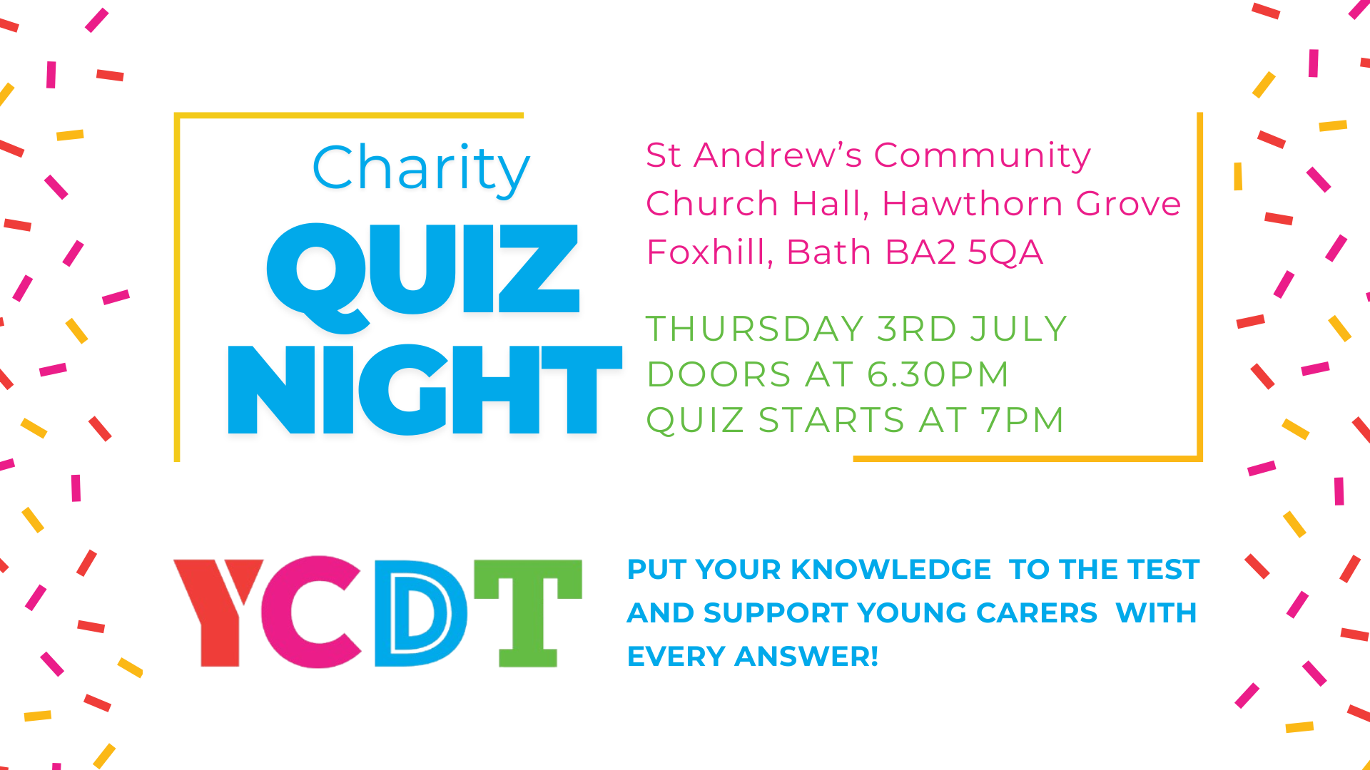 Quiz Night 3rd July Bath